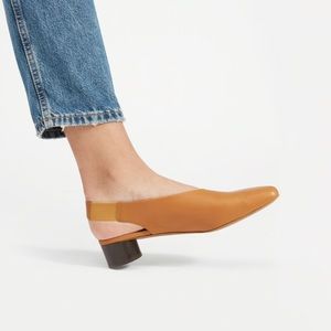 Everlane Square Toe Slingback (Size 6)